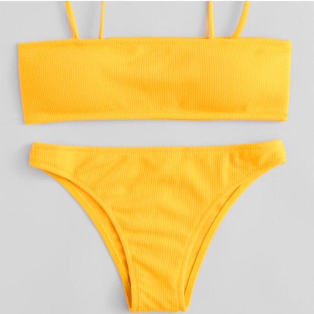 Zaful yellow bikini